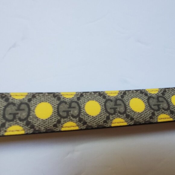 NWT Gucci interlocking GG polka-dots GG print belt - size 80-32 - Picture 7 of 10
